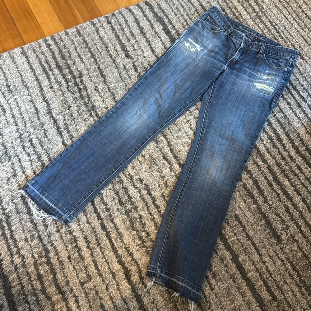 Custom boho patch Levi Jeans SZ 10x30 🍀🍀🍀